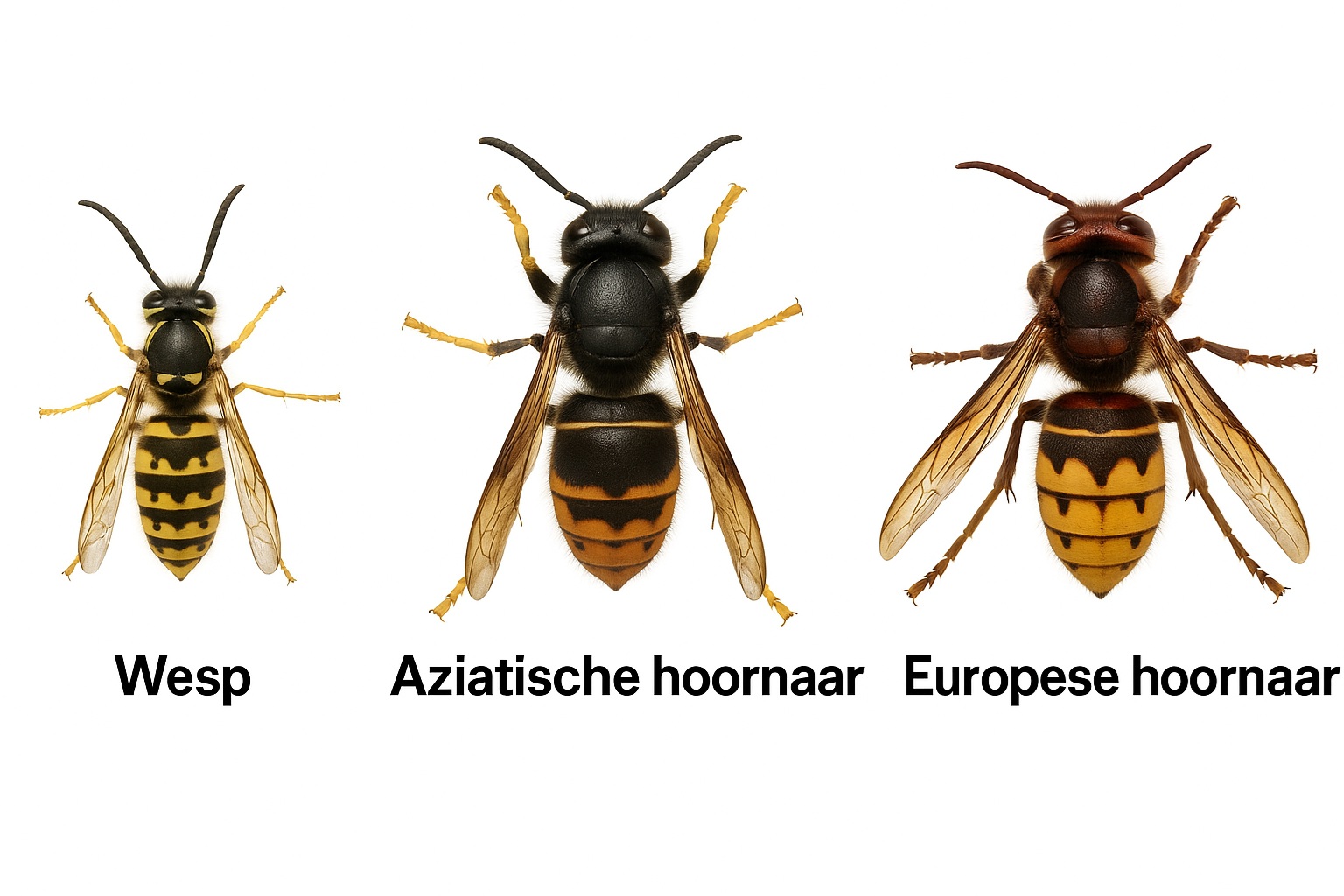 Afbeelding Hoe herken je een Aziatische hoornaar?